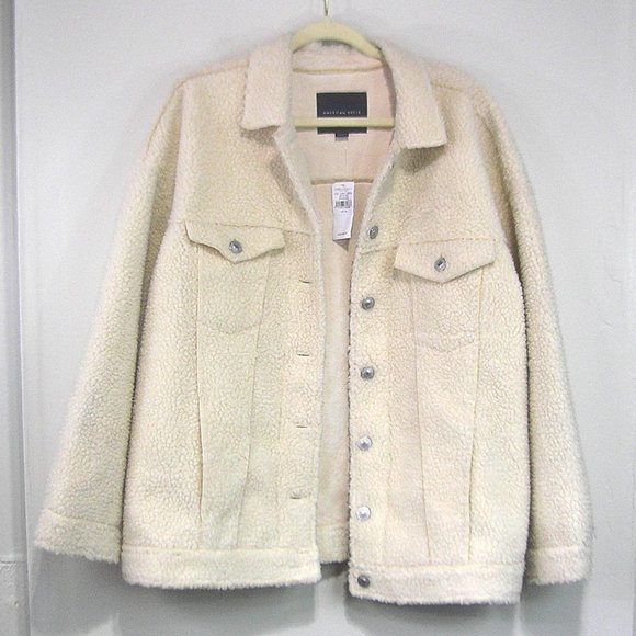 NEW AMERICAN EAGLE SHERPA JACKET XL - Picture 11 of 12